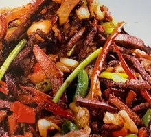 Spicy Donkey Offal Stir-fry