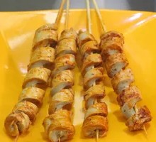 Fried Wheat Gluten Skewers