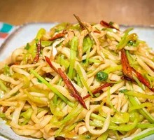 香辣肉丝炒面