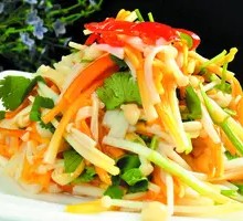 Stir-fried Enoki Mushrooms