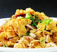 Wood Ear Egg Stir-fry with Garlic Scallions
