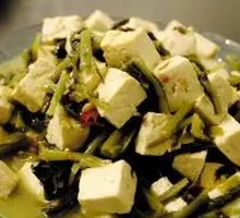 Salted Mustard Greens Stewed Tofu