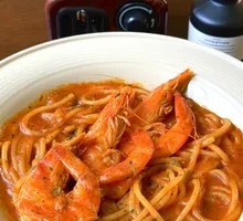 Spicy Creamy Shrimp Pasta