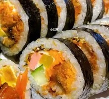 Sesame Seed and Seaweed Roll
