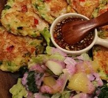 Fresh Vegetable Shrimp Pancake