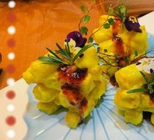 Blueberry Cheese Sweet Potato