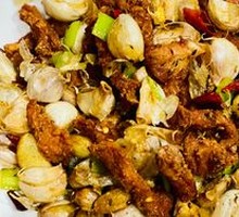 Roasted Garlic Crispy Pork