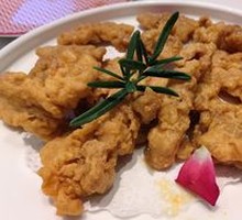 Egg Yolk Baked Crispy Pork