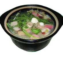 Clear Soup Rice Noodles in Clay Pot