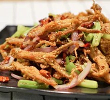 Dry-Fried Duck Tongues