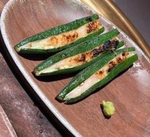Grilled Shrimp and Okra