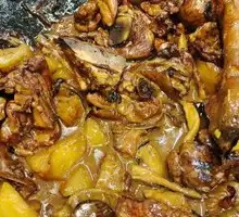 Rooster and Deer Antler Stew