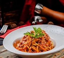 Mushroom Meat Sauce Noodles