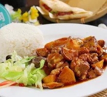 Braised Pork Ribs with Rice