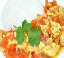 Wood Ear Egg Fried Rice with Tomato