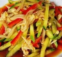 黄瓜金针菇