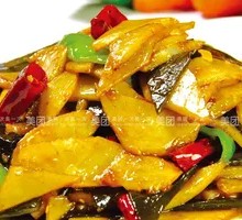 Braised Kelp with Potato Slices