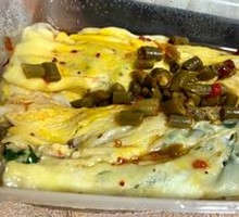 Egg and Fish Ball Rice Noodle Roll