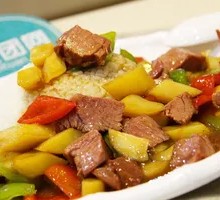 Beef and Potato Noodles