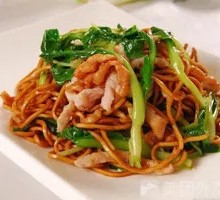 Vegetable and Pork Noodles