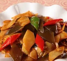 Potato Slices Braised with Kelp