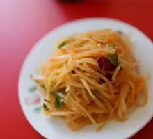 Oil Squid Stir-Fried Potato Strips