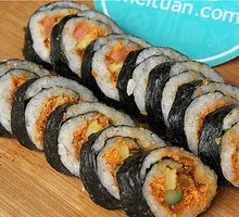 Egg Yolk and Pork Floss Roll