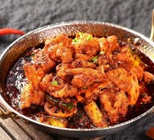 Spicy Pot Prawn and Frog
