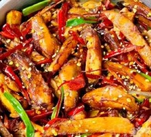 Spicy Chicken Wing Stir-fry