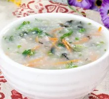 Ham and Vegetable Porridge