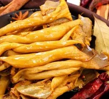 Sweet and Spicy Duck Tripe