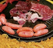 Iron Plate Grilled Meat