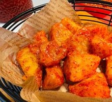 Crispy Potato with Rice Crackers