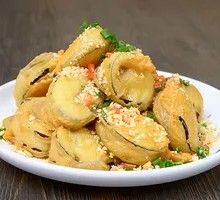 Fried Eggplant Rolls