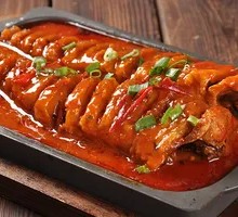 Spicy Cod Stewed on Hot Plate