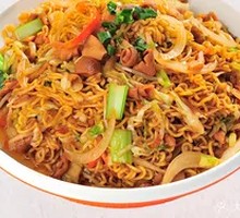 Duck Intestine Stir-Fried Noodles
