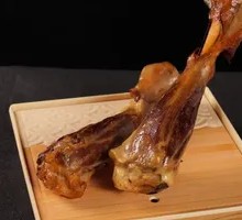 Smoked and Braised Lamb Shank