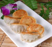 Pork and Napa Cabbage Pan-Fried Dumplings