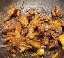 Pork Rib and Chicken Foot Stew