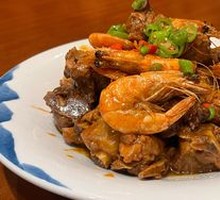 Pork Rib and Shrimp Stir-fry