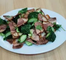 Pork Shank and Cucumber Salad