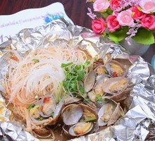 Aluminum-wrapped Scallops Noodles