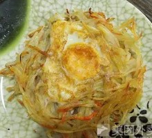 Potato Shreds with Egg