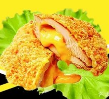 Crispy Cheese-Stuffed Chicken Cutlet