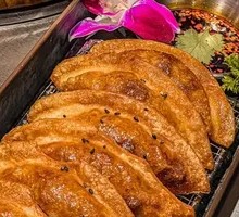Spicy Kimchi Pan-Fried Dumplings