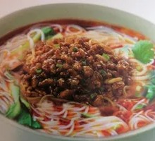 Clear Soup Pork Sauce Rice Noodles