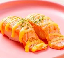 Slow-Cooked Salmon Sushi