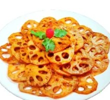 Potato and Lotus Root Slices