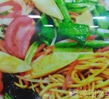 Sausage and Greens Stir-Fried Noodles