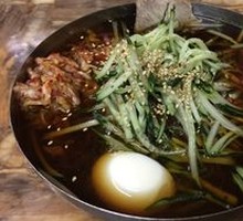 Cold Noodle Soup with Tofu Skin Strips